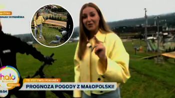 Wpadka w "halo tu polsat". Operator kamery WYWINĄŁ ORŁA na mokrej trawie (WIDEO)