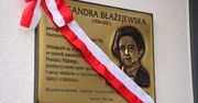 Odsłonięcie tablicy poświęconej pamięci Aleksandry Błażejewskiej