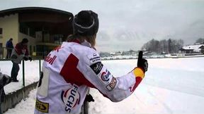 Mikkel B. Jensen jeździł na motocyklu do wyścigów na lodzie (luty 2013)