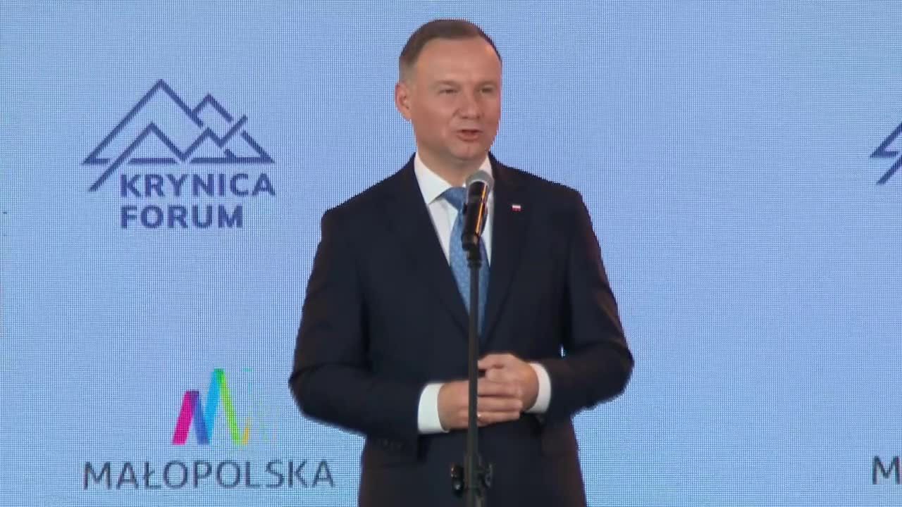 Prezydent w Krynicy: Polacy przetrwają kryzys dzięki umiejętności kombinowania