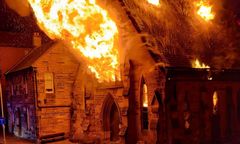 Spłonął polski kościół w Glasgow. Zatrzymano podejrzanego