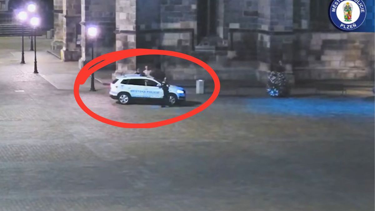 Nagi mężczyzna biegał po Pilznie