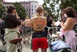 Setki kobiet w Berlinie pokazało piersi. Mają dość dyskryminacji sutków