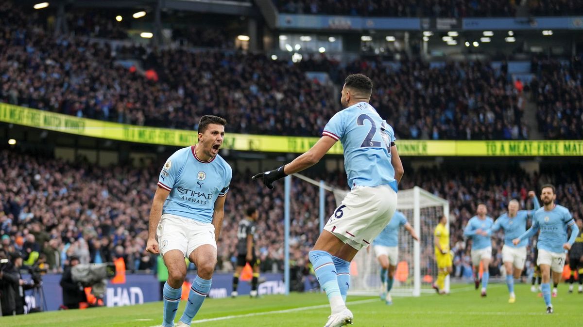 Zdjęcie okładkowe artykułu: Getty Images / Tom Flathers / Na zdjęciu: radość piłkarzy Manchesteru City