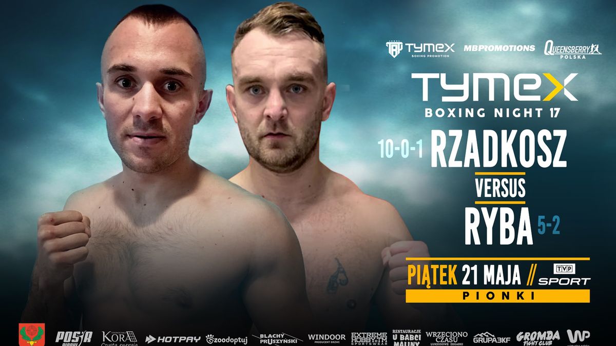 Zdjęcie okładkowe artykułu: Materiały prasowe / Na zdjęciu: plakat promocyjny gali Tymex Boxing Night