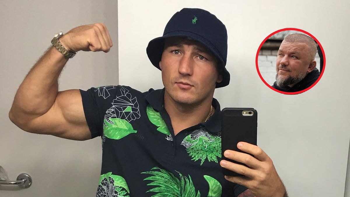 Na zdjęciu Artur Szpilka. W "ramce" "Juras".