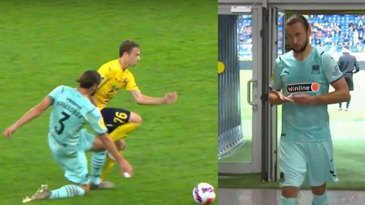 Zdjęcie okładkowe artykułu: YouTube / Russian Premier Liga / Na zdjęciu: faul Grzegorza Krychowiaka (i druga żółta kartka) w meczu Rostów - Krasnodar