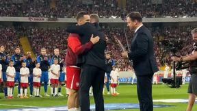 Sceny przed meczem w Chorzowie. Kulesza uhonorował Zielińskiego