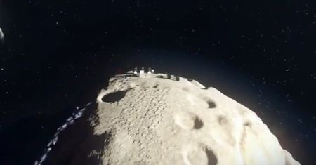 Jedna asteroida, jeden lądownik, cała masa wrogów. Mam nadzieję, że ta gra powstanie