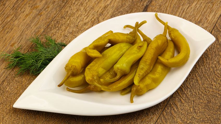 Zielona słodka papryka marynowana bez dodatku soli