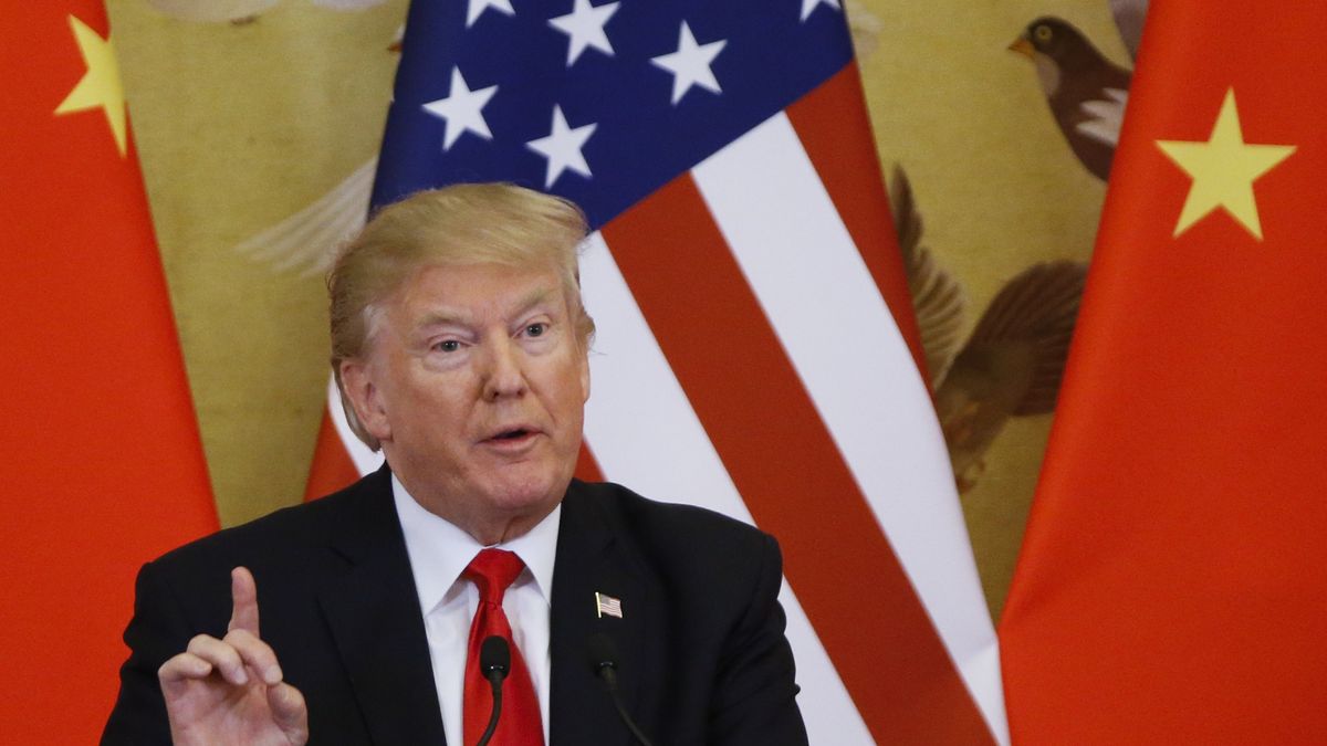 Prezydent Donald Trump z wizytą w Chinach, listopad 2017 r. 