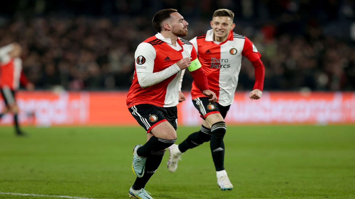 Radość piłkarzy Feyenoordu Rotterdam