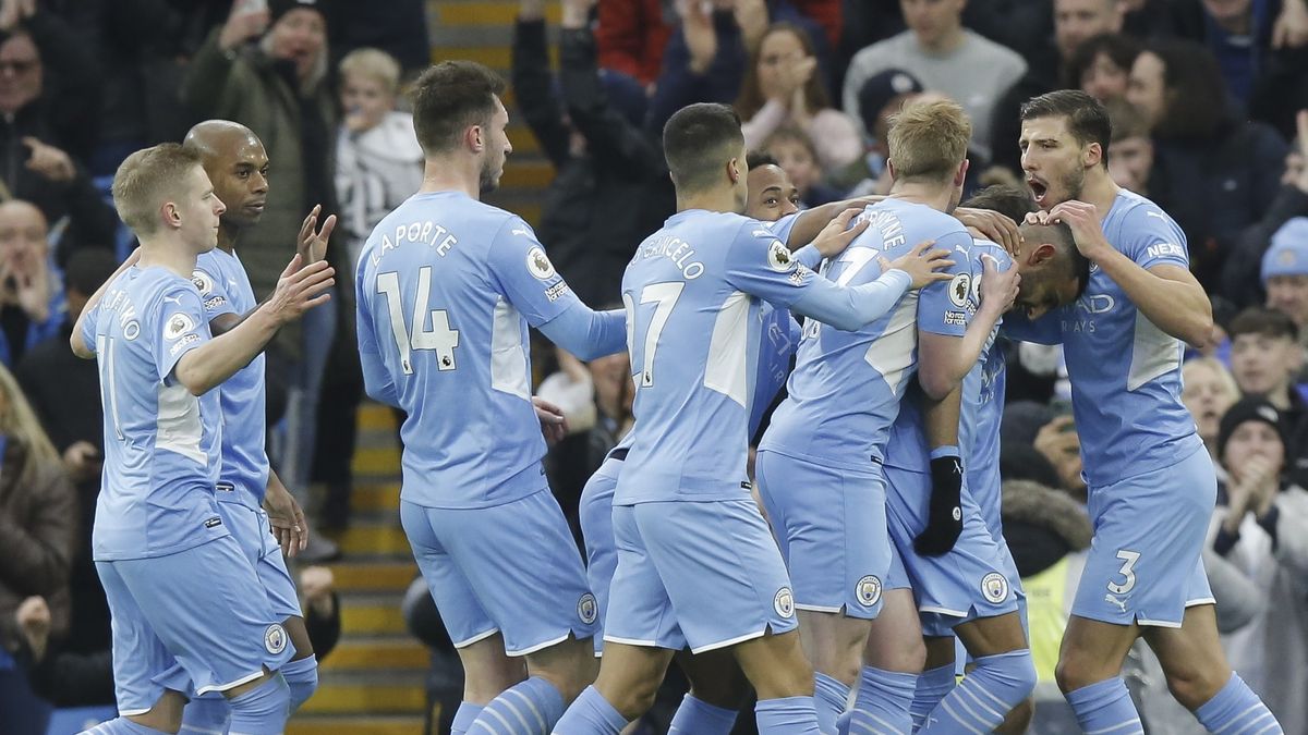 PAP/EPA / MAGI HAROUN / Na zdjęciu: piłkarze Manchesteru City