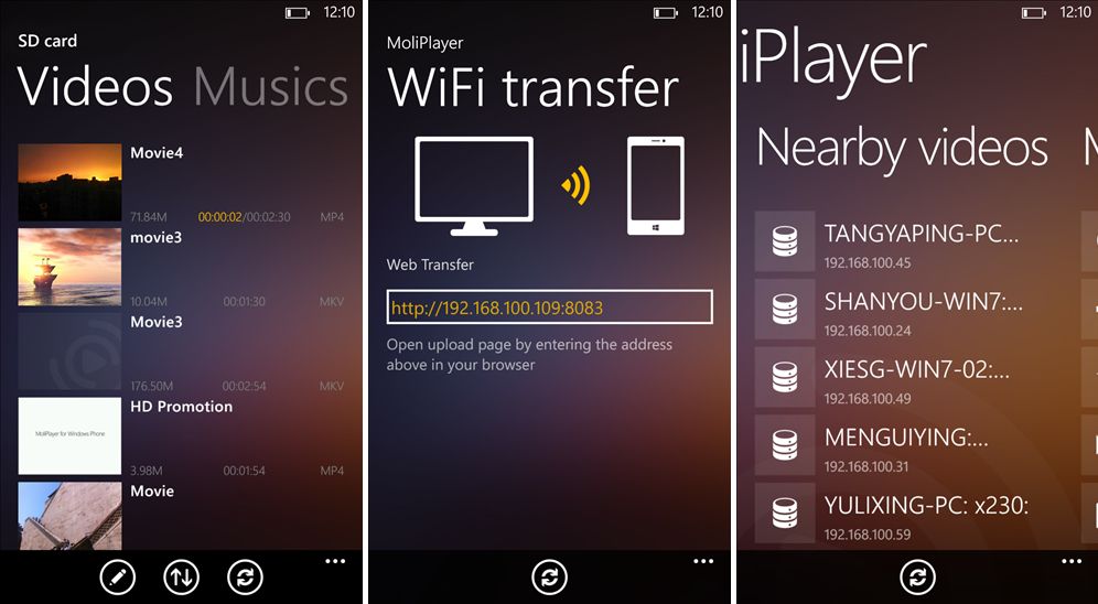 MoliPlayer Pro - idealny odtwarzacz multimediów na Windows Phone