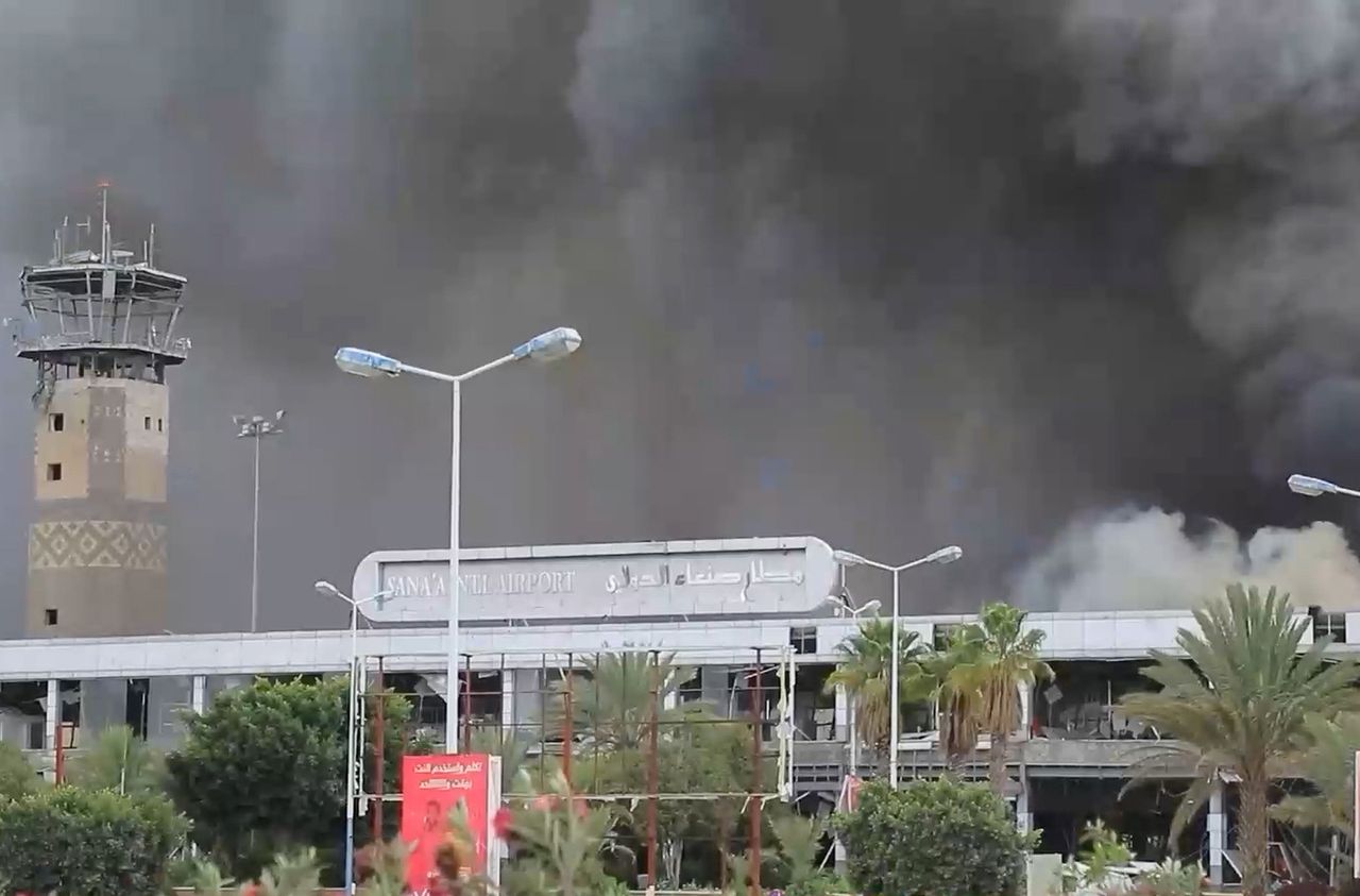 Israeli airstrikes force closure of Sana'a airport amid conflict