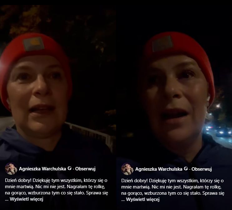 Nagranie Agnieszki Warchulskiej