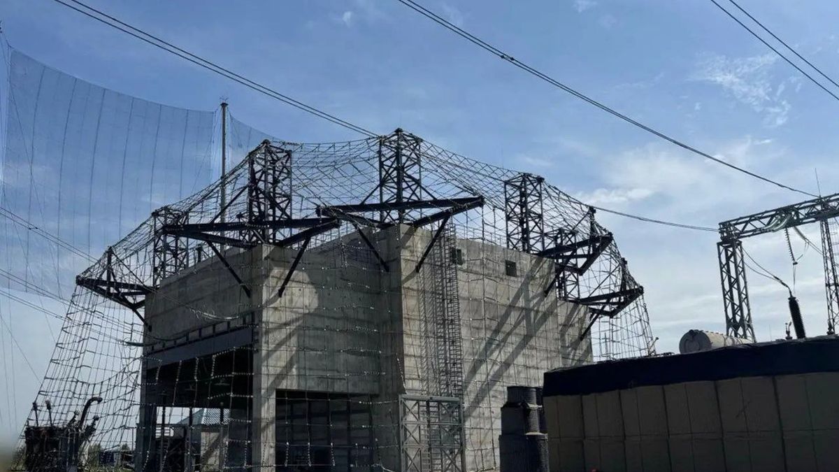 Ukraiński sarkofag antydronowy.