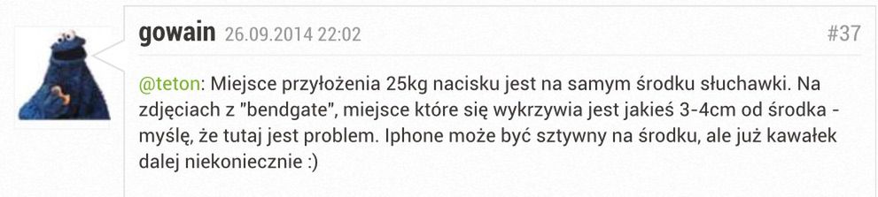 Afera Bendgate ... Użytkownik odkrył to, co przeoczyło Apple