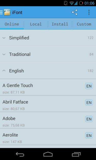 Slider item