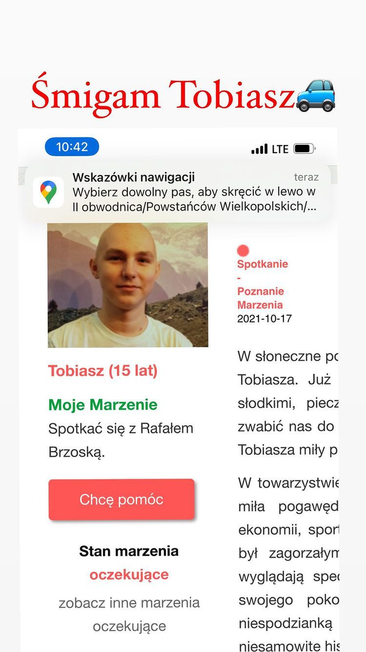 Rafał Brzoska spełnił marzenie Tobiasza