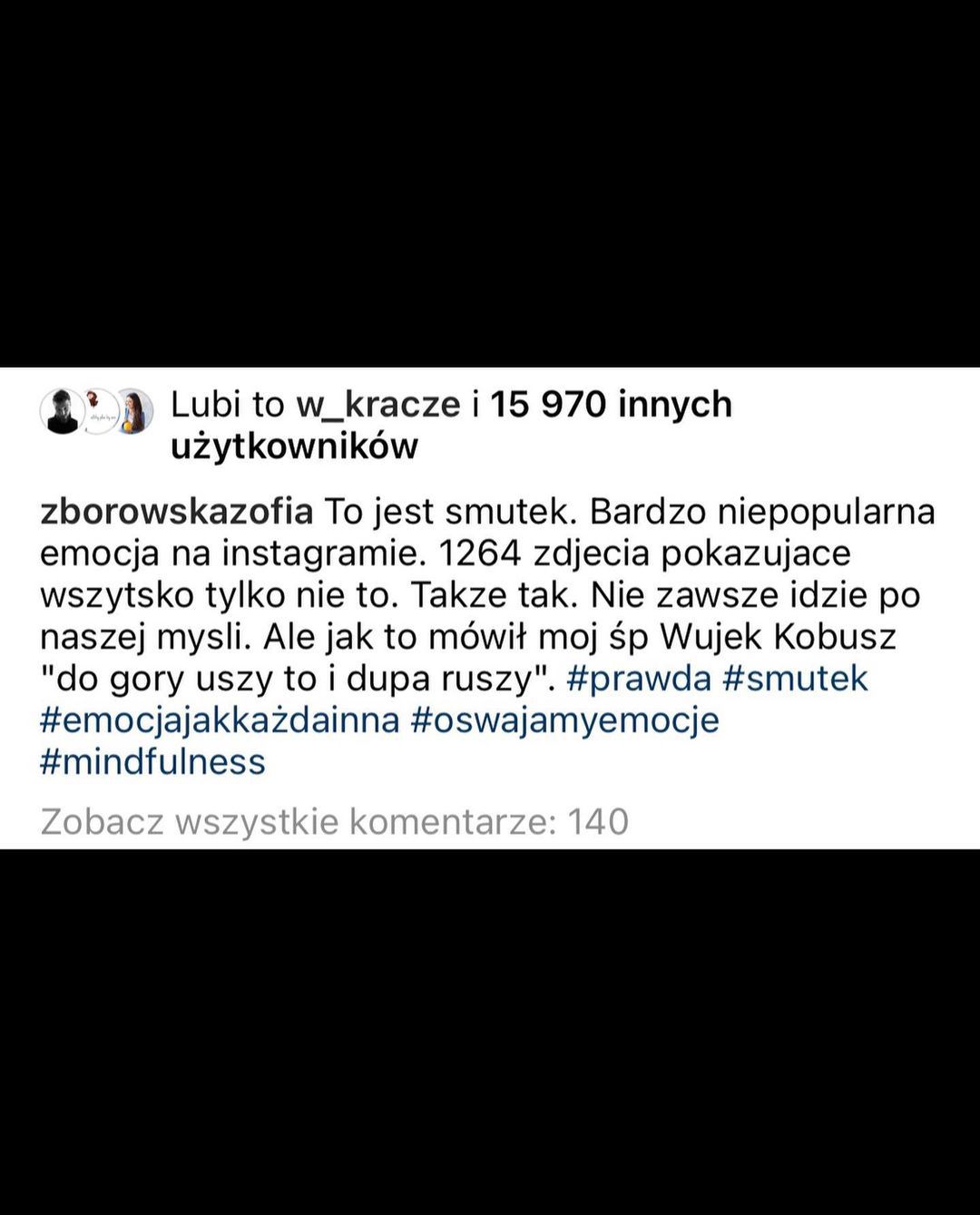 Zofia Zborowska - wpis o depresji