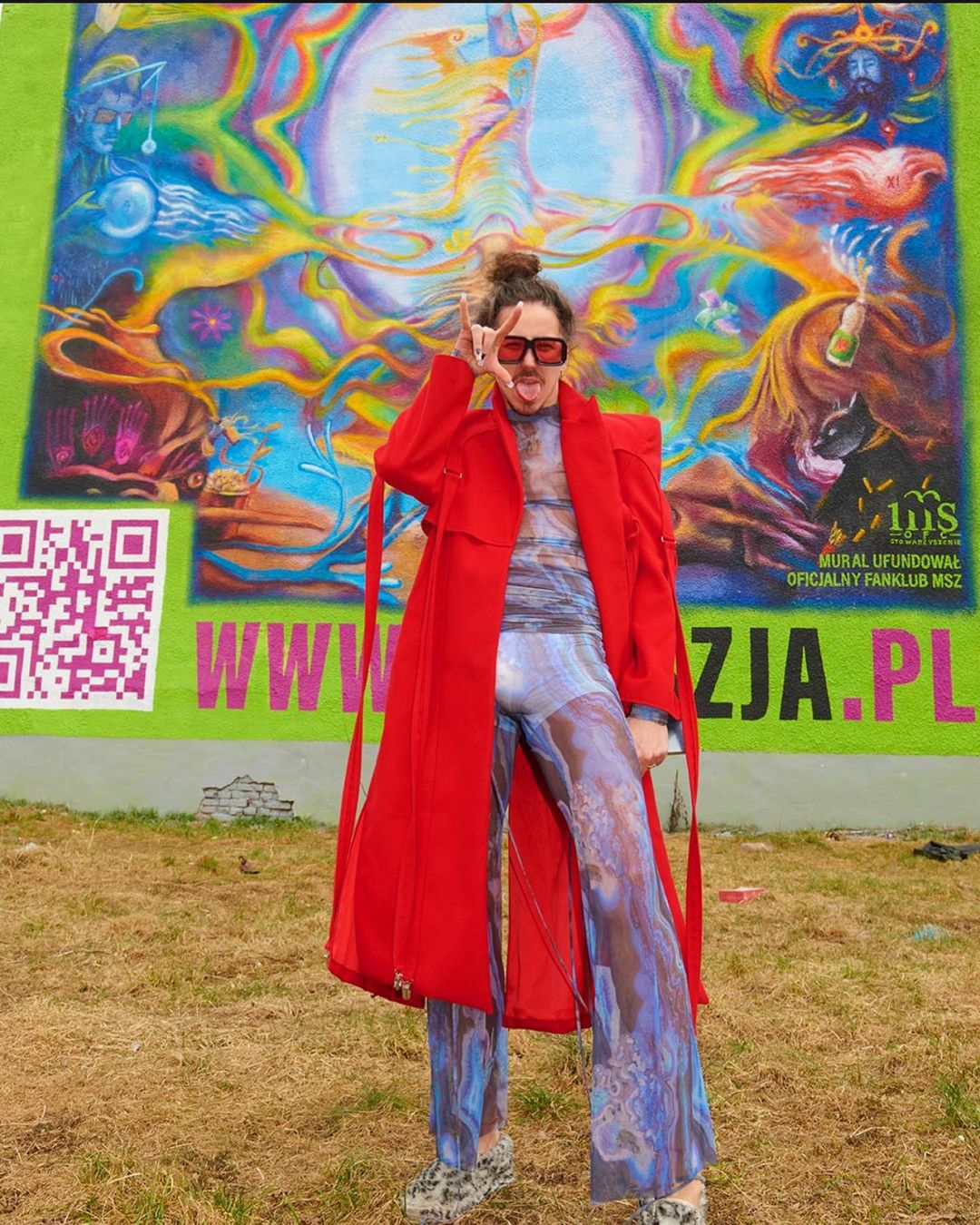 Michał Szpak pokazał mural od fanów