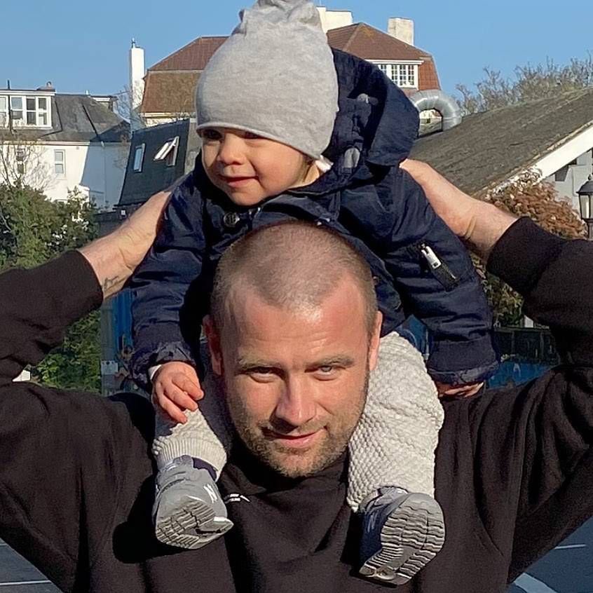 Artur Boruc z synkiem