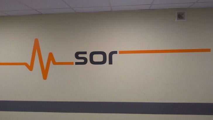 Logo SOR-u w szpitalu w Sieradzu miało przypominać zapis EKG pacjenta. 