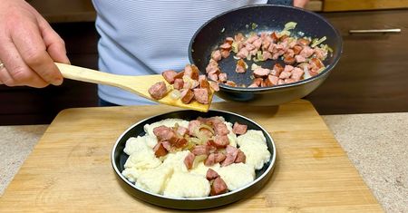 Kluski serowe łyżką kładzione - tani i szybki obiad z polskiego podwórka