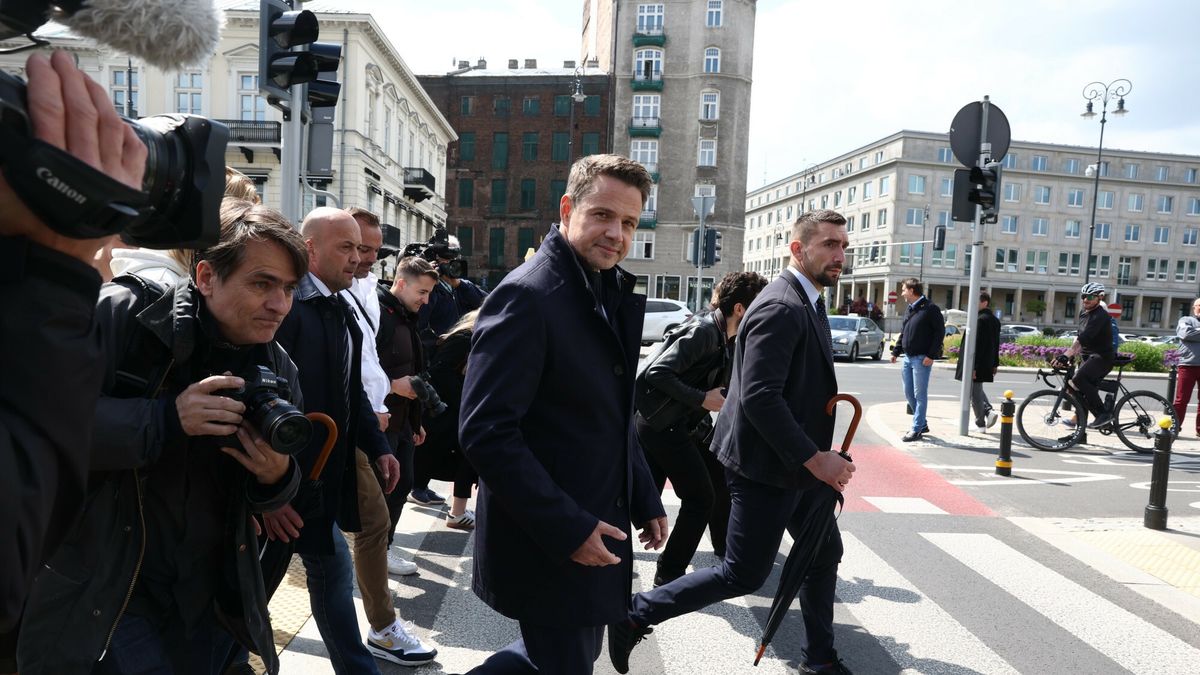 Konferencja Rafa?a Trzaskowskiego i W?adyslawa Kosiniaka-Kamysza
19.05.2025 Warszawa Konferencja prasowa Wladyslawa Kosiniaka-Kamysza i Rafala Trzaskowskiego Fot. Jacek Dominski/REPORTER
N/z: Rafal Trzaskowski
Jacek Dominski/REPORTER