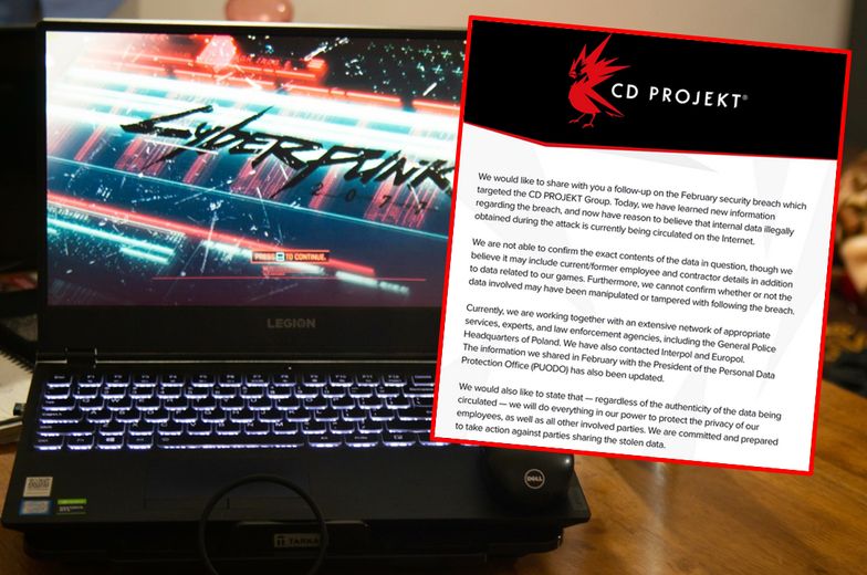 Nowe informacje w sprawie cyberataku na CD Projekt. Ważne dane trafiły do internetu