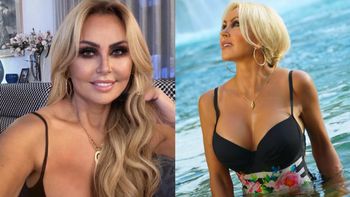 67-letnia Teresa Werner pozuje na tle wodospadu w kostiumie kąpielowym. Fani komplementują: "ZJAWISKOWA"
