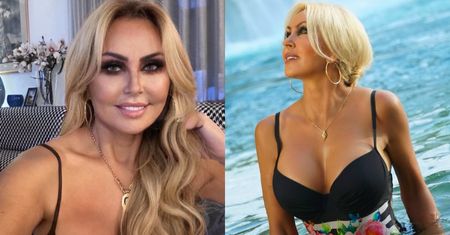 67-letnia Teresa Werner pozuje na tle wodospadu w kostiumie kąpielowym. Fani komplementują: "ZJAWISKOWA"