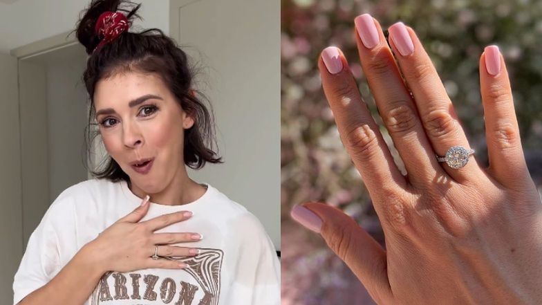 Klaudia Halejcio długo ukrywała zaręczyny: "Kusiło mnie, żeby się tym pochwalić"