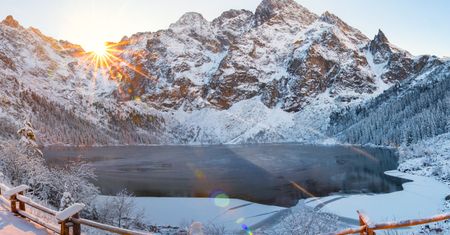 Magiczne Morskie Oko w zimowej odsłonie. Internauci zachwyceni
