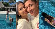 Anna Lewandowska wtula się w Roberta i eksponuje wyrzeźbione pośladki (FOTO)