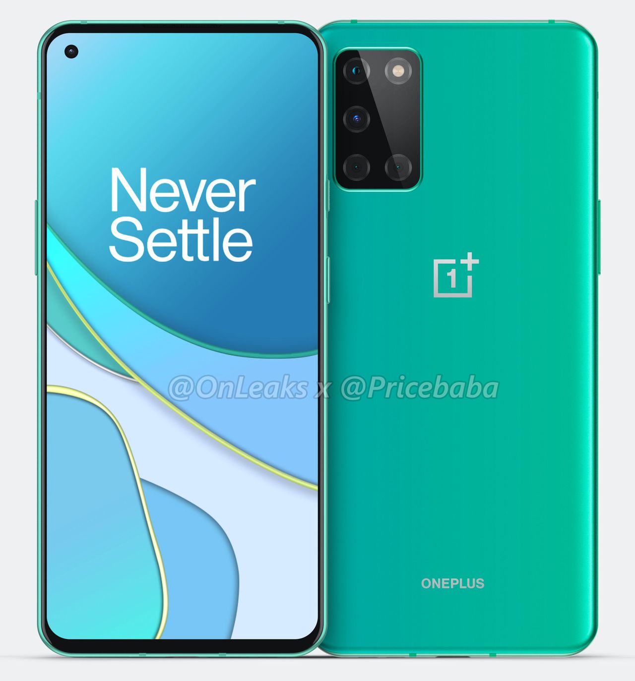 OnePlus 8T: wizualizacja na podstawie przecieków