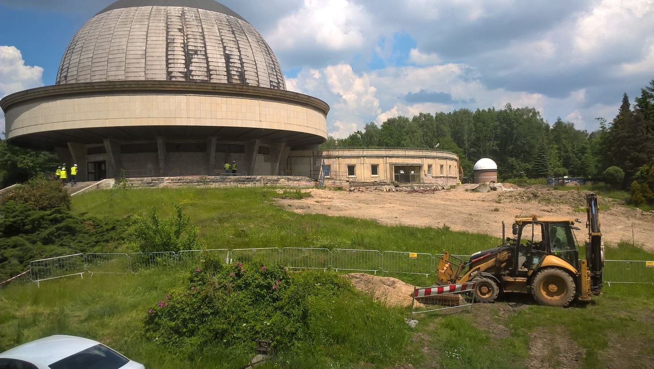 Planetarium w trakcie przebudowy 