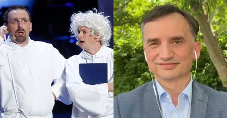 Kabareciarze kpią z wyjazdu Zbigniewa Ziobry do USA. "Jest jak talizman, gdzie się nie pojawi, tam jest zmiana władzy"