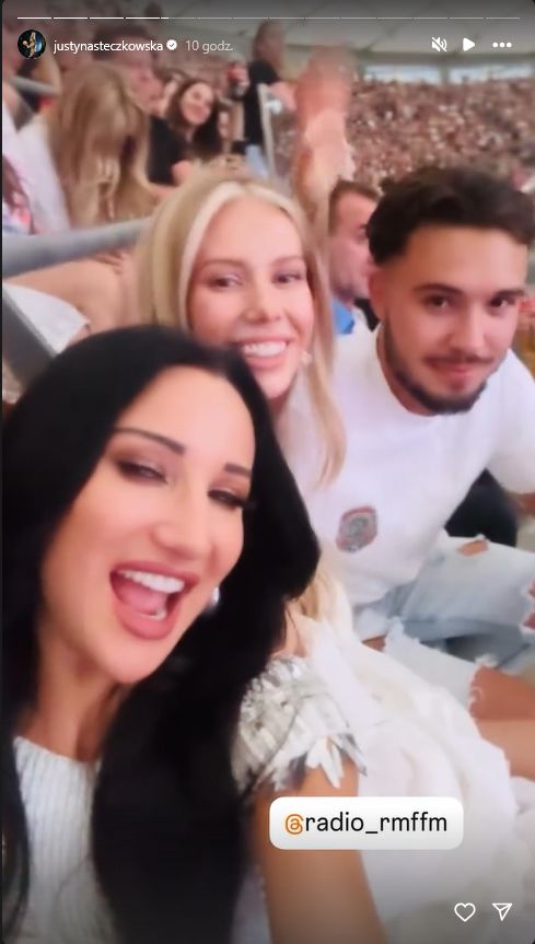 Justyna Steczkowska na koncercie Jennifer Lopez