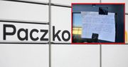 Kartka na paczkomacie. Komuś puściły nerwy