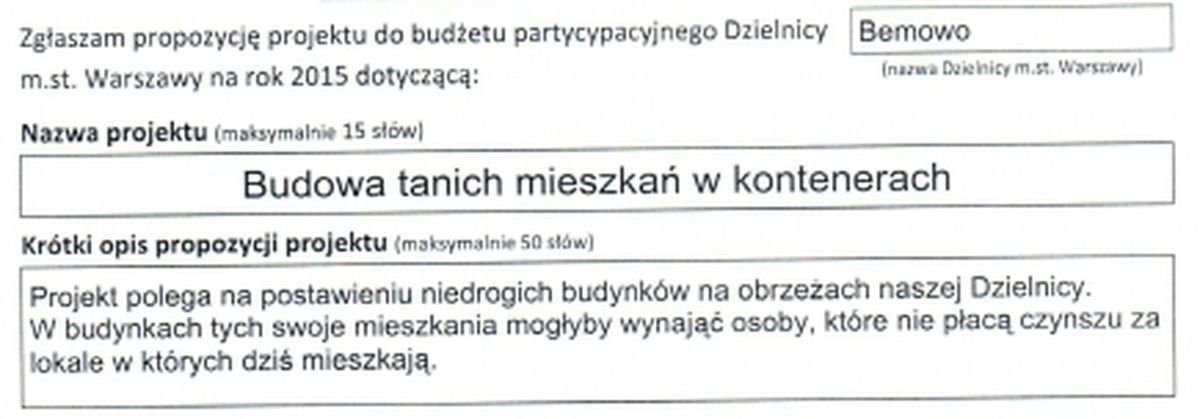 W Warszawie powstaną fawele?