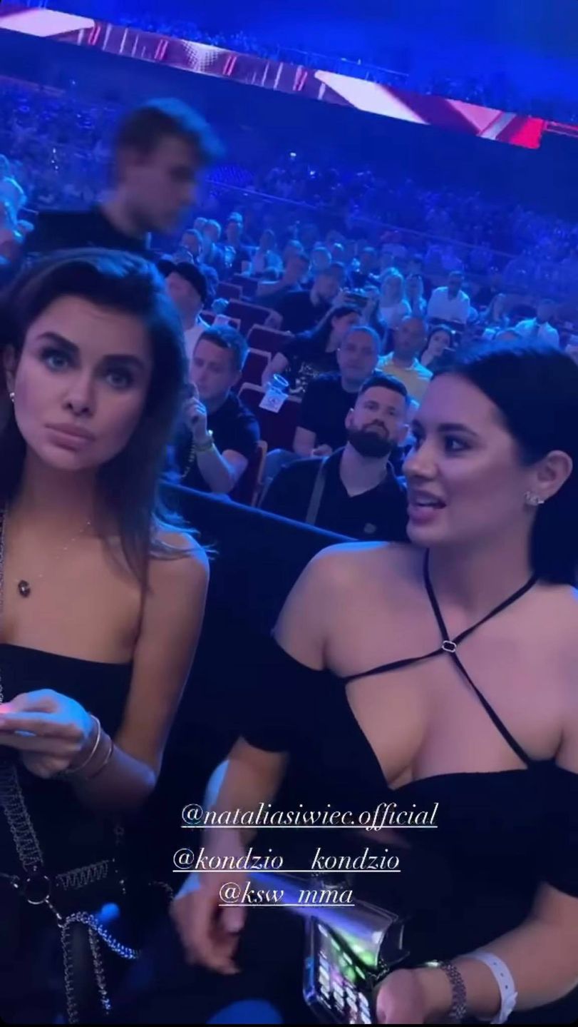Natalia Siwiec na gali KSW