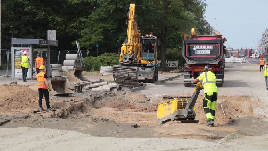 PRZEBUDOWA ULICY ZWYCIĘSTWA W KOSZALINIE KOLEJNY ETAP