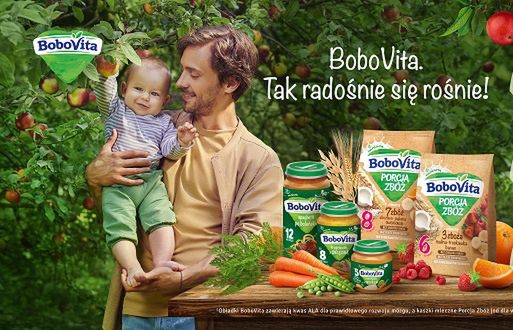 „Tak radośnie się rośnie” w najnowszej kampanii marki BoboVita