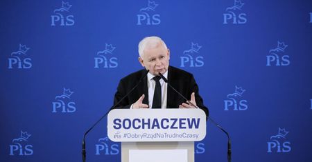 Tak sochaczewianie przywitali Kaczyńskiego. "Będziesz siedział!"