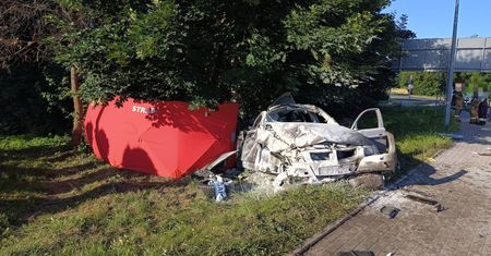 Wypadł z trasy, nie przeżył. Tragiczny wypadek przy wjeździe na S5