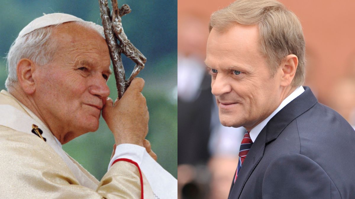 Jan Paweł II, Donald Tusk 