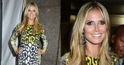 Heidi Klum w biało-żółtej panterce!