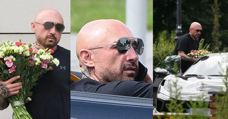 Patryk Vega i bukiet kwiatów wożą się po mieście w NIEPRZYZWOICIE DROGIM Ferrari (ZDJĘCIA)